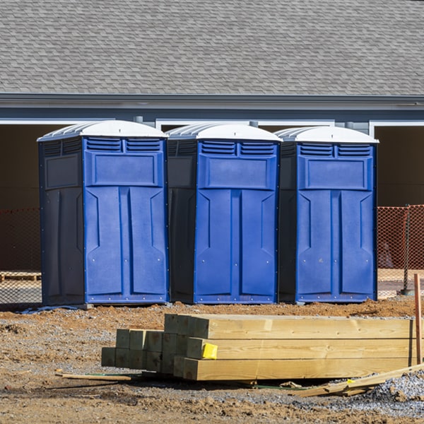 are there any restrictions on where i can place the porta potties during my rental period in Hershey